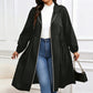 🧥 Plus Size | Women's Mid-Length Hooded Everyday Jacket