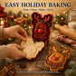 🎄🥧 Christmas Mini Pie Mold – Festive Press Maker for Santa, Gingerbread & Reindeer Pastries