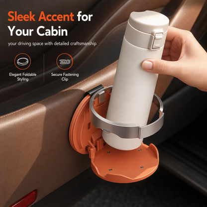🥤 Multifunctional Foldable Car Door Cup Holder – Space-Saving Beverage Holder 🚗✨